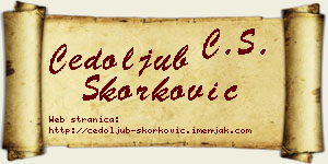 Čedoljub Skorković vizit kartica
